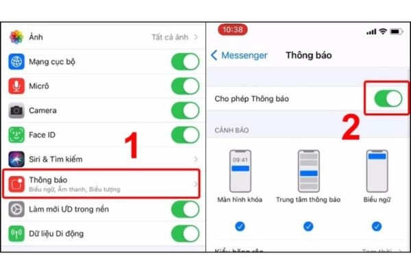 khắc phục Messenger bị lỗi trên iPhone 7