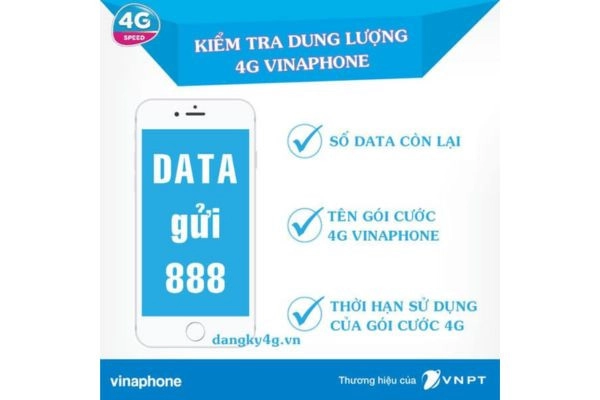 Kiểm tra dung lượng si 4m 4G tất cả nhà mạng