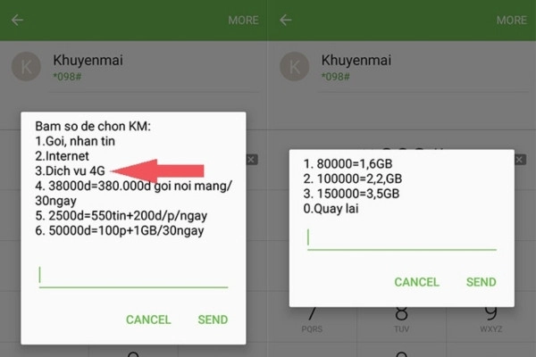 Xem thông tin qua mã