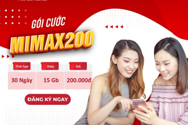 Gói cước viettel mimax 200