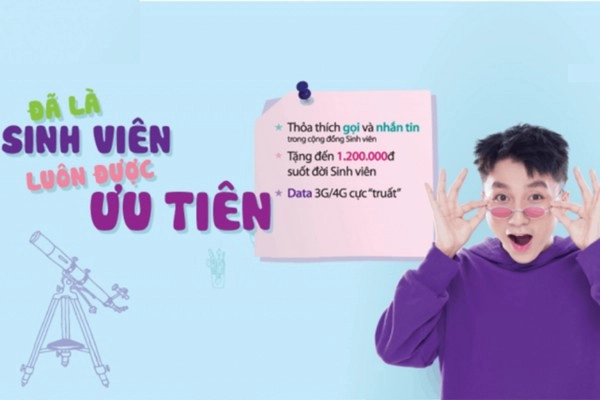 Những ưu điểm của sim sinh viên