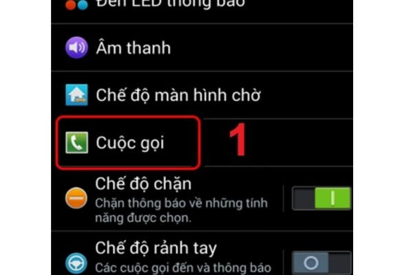 tắt cảm biến tiệm cận Android 3
