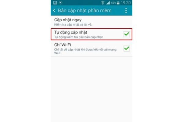 Tắt Cập Nhật Hệ Thống Android 5