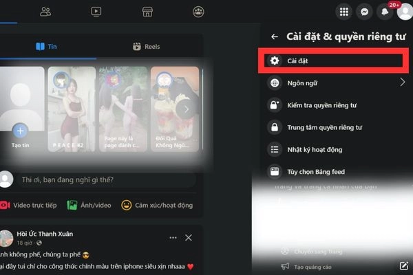 Tắt chế độ công khai ảnh bìa 3