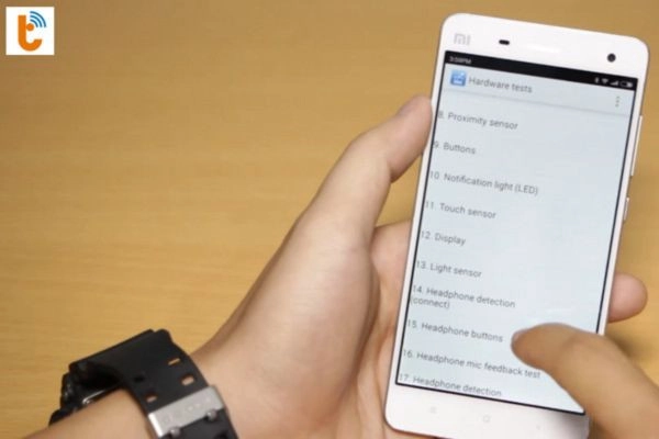 test màn hình Xiaomi 10
