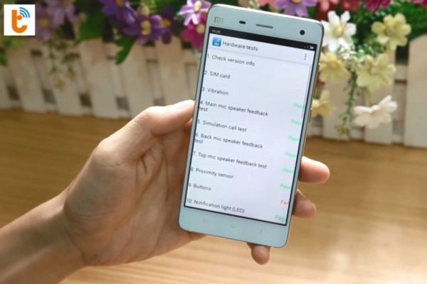 test màn hình Xiaomi 5
