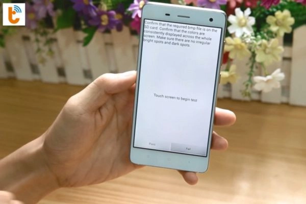 test màn hình Xiaomi 6