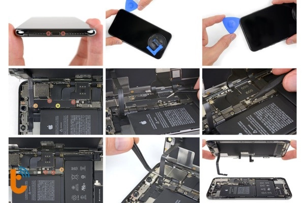 Bước tháo màn hình