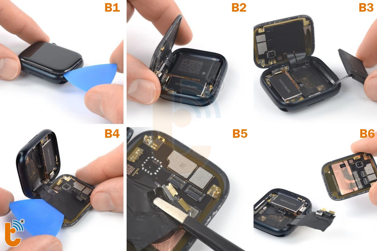 Tháo màn hình apple watch S8