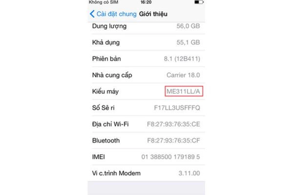 Thủ thuật để nhận biết iPhone Mỹ 2
