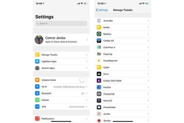 các tweak hay nhất dành cho iPhone jailbreak1