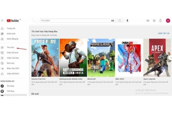 xóa danh sách phát trên Youtube 2