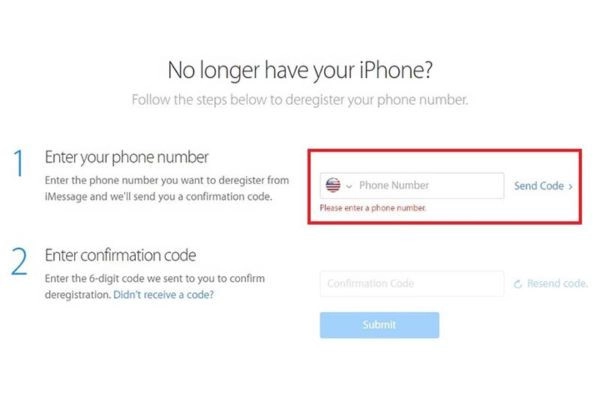 xoá số điện thoại trong iMessage và Facetime 4