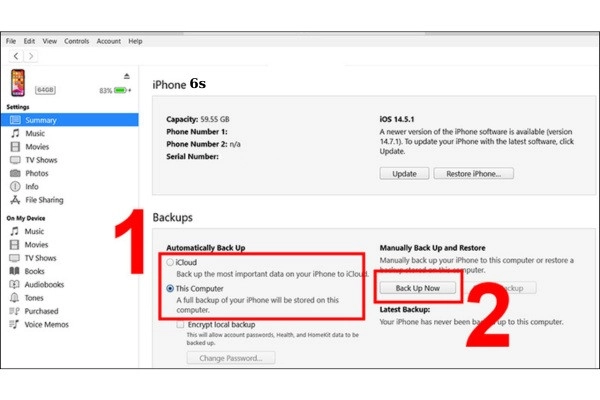 Sao lưu dữ liệu