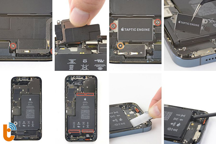 Các bước tháo pin iPhone 12 Pro max