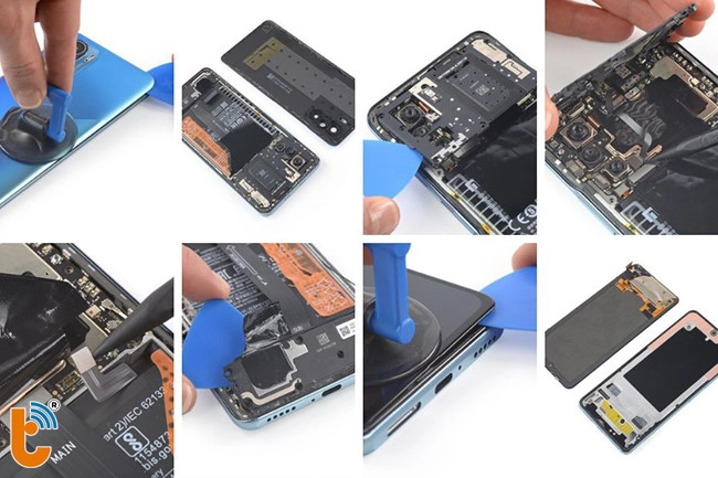 Các bước thay màn hình Xiaomi Poco F3