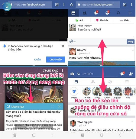 Cách chia đôi màn hình Android 5