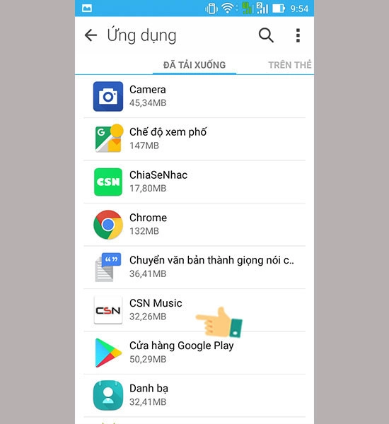 chuyển ứng dụng sang thẻ nhớ 2