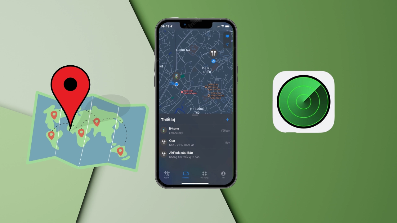 Cách định vị iPhone