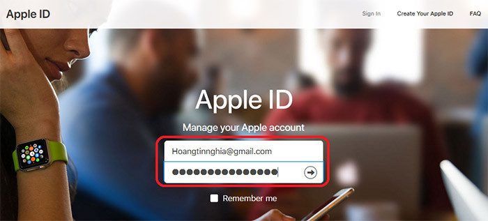 cách thay đổi mật khẩu icloud  2