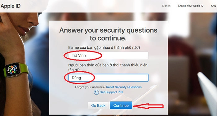 cách thay đổi mật khẩu icloud  3