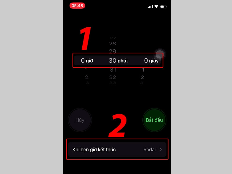cách hẹn giờ tắt nhạc trên iphone 3