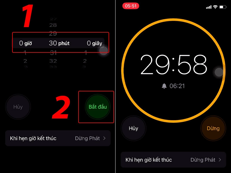 cách hẹn giờ tắt nhạc trên iphone 8
