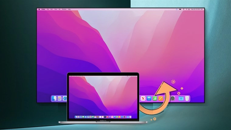 cách kết nối Macbook với tivi