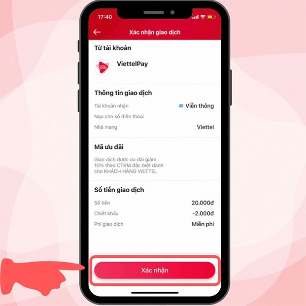 cách nạp tiền viettel 5