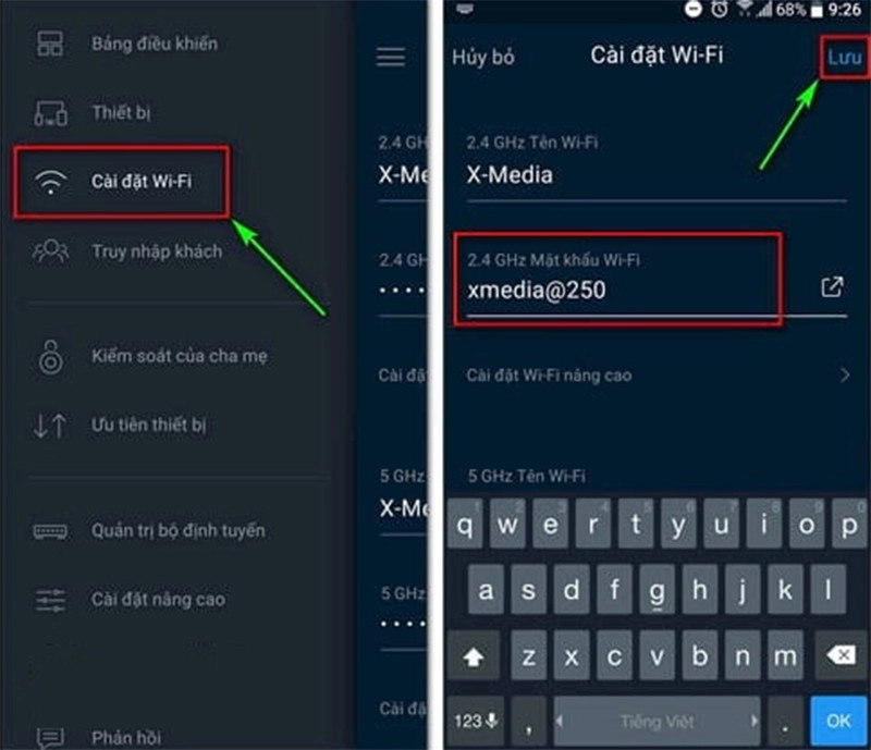 Đổi mật khẩu WIFI Linksys 5
