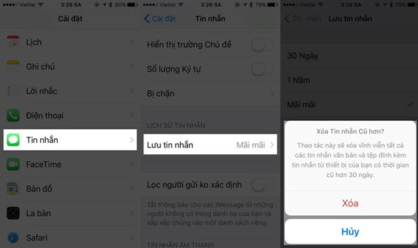 giải phóng bộ nhớ cho iPhone 6