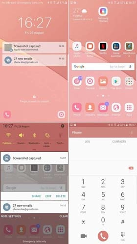 giao diện Samsung Galaxy S7 7