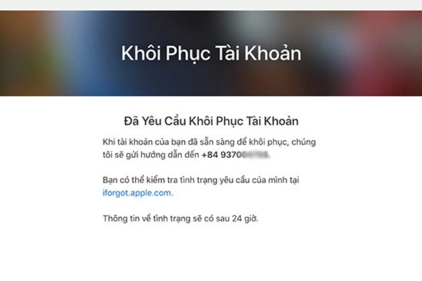 Cách lấy lại icloud trên máy tính