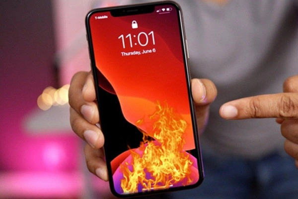 Để iphone ở nơi nóng