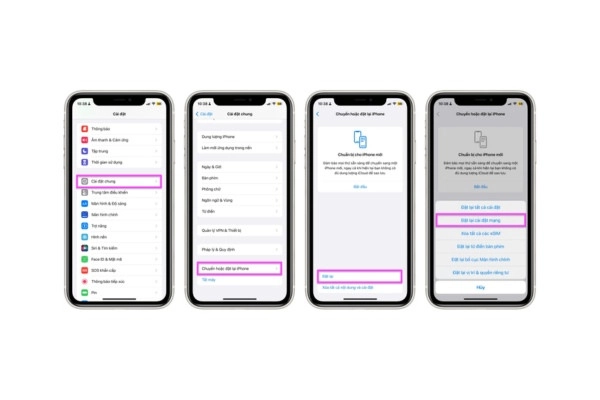 Cách khôi phục cài đặt mạng