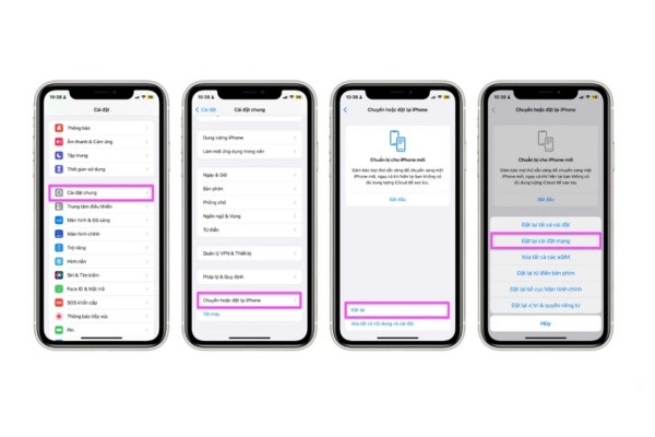 Cách khôi phục lại cài đặt mạng