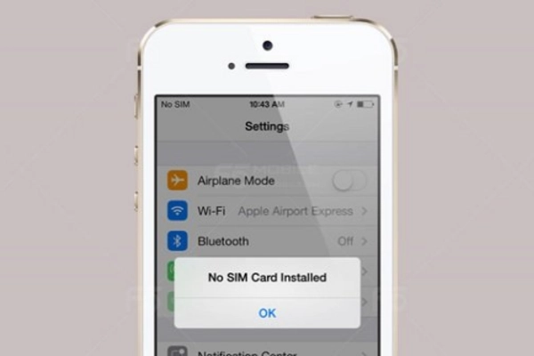No sim Card installed