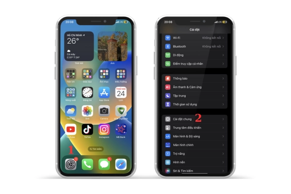 Các bước khôi phục cài đặt