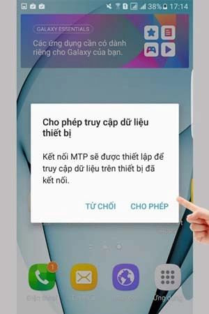 kết nối Samsung Galaxy S7 với máy tính 2