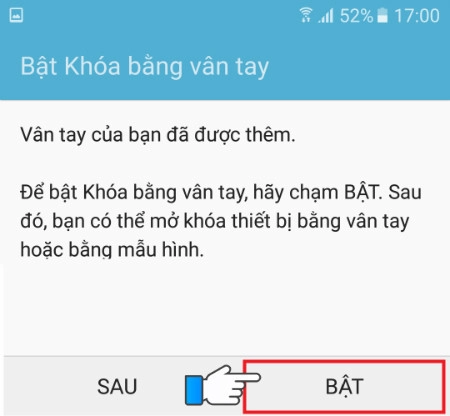 khóa ứng dụng trên Oppo F1S bằng vân tay 6