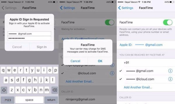 không kích hoạt được imessage 4