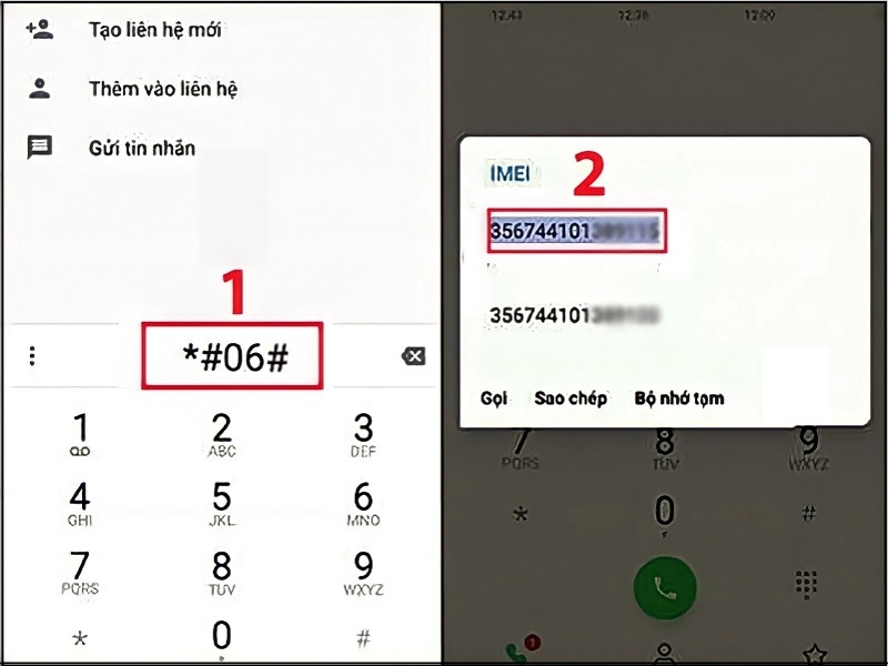 Kiểm tra imei