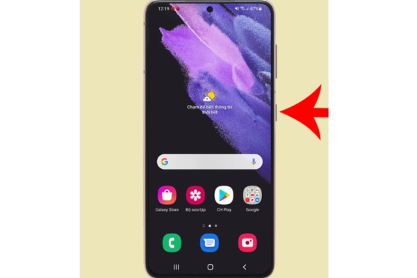 Khởi động lại máy