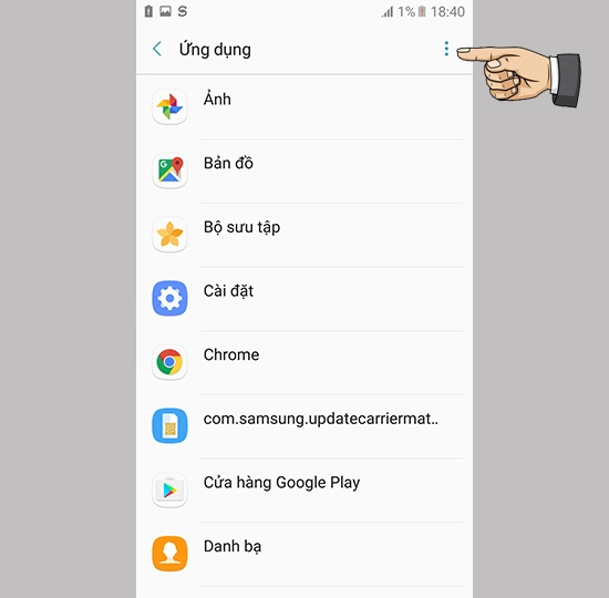 tắt lớp phủ màn hình trên samsung 4