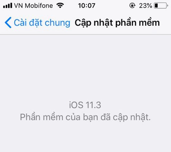 tắt thông báo cập nhật iOs 4