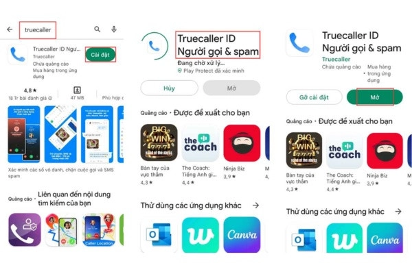 Truecaller trên Android