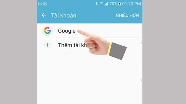 xóa tài khoản google trên samsung j7 3