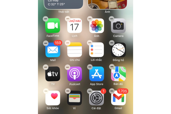 xoá ứng dụng mặc định trên iphone 2