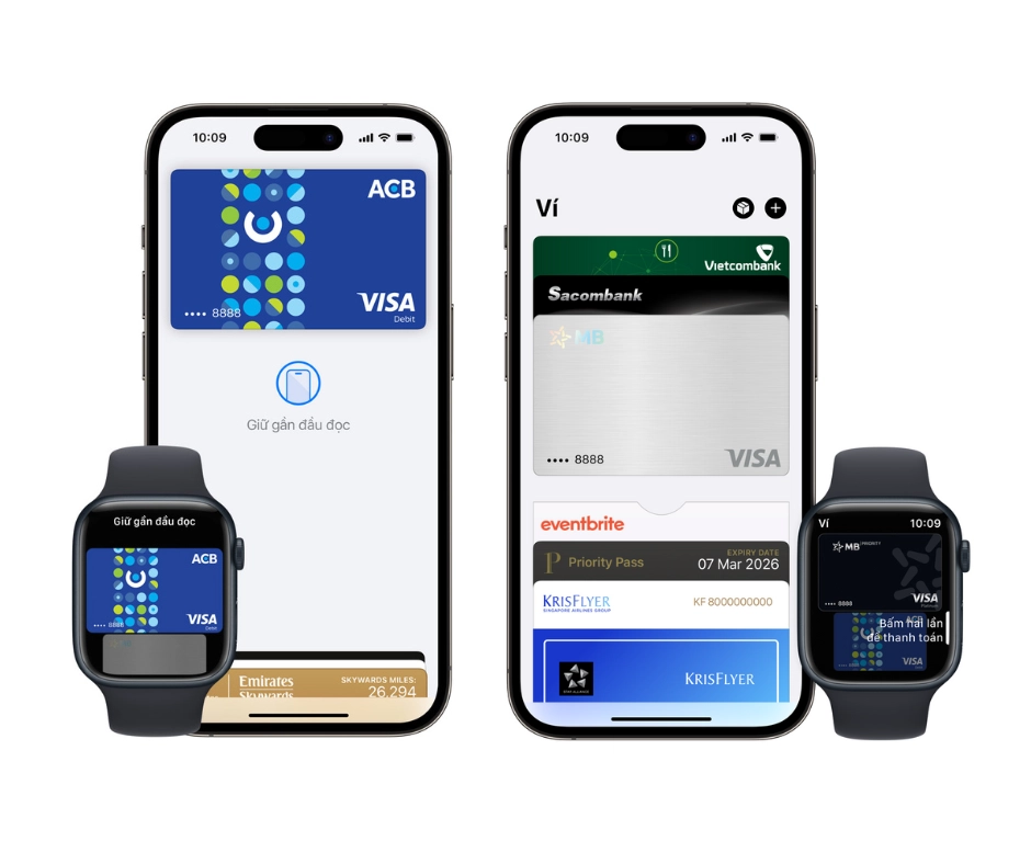 Apple Pay trên Apple Watch