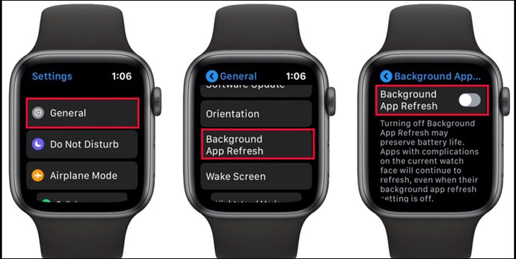 apple watch mau hết pin 6